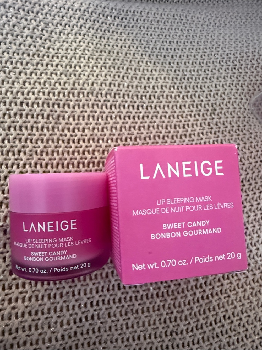LANEIGE Lip Sleeping Mask - Sweet Candy Pink Jar